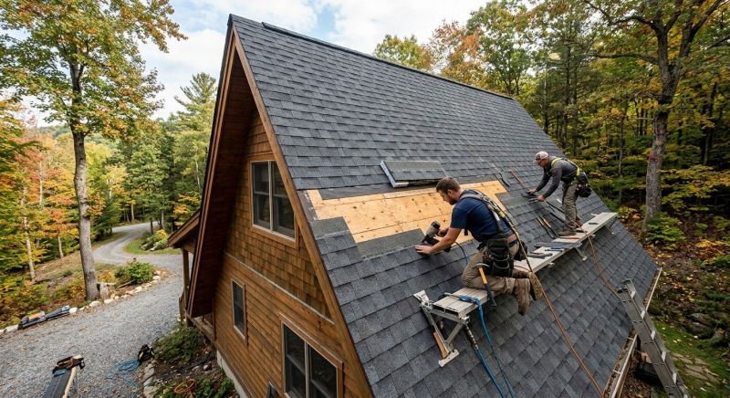 A Frame Roof Installation in Jonesboro, GA