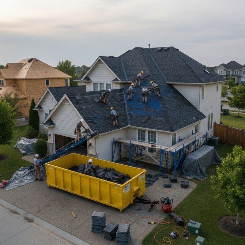 Asphalt Roof Replacement in Peachtree City, GA