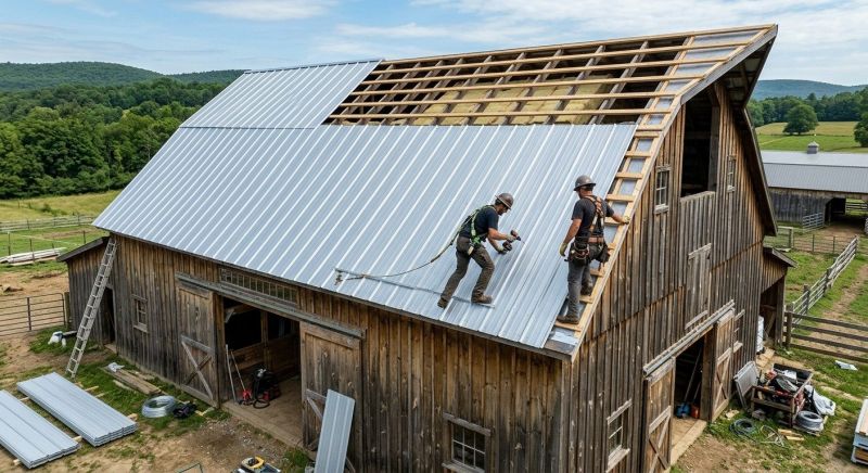 Barn Roof Construction in Jonesboro, GA