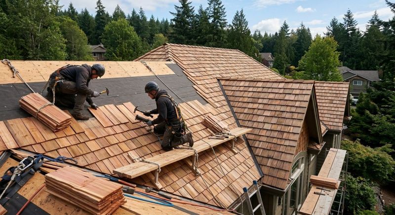 Cedar Roof Installation in Brooks, GA