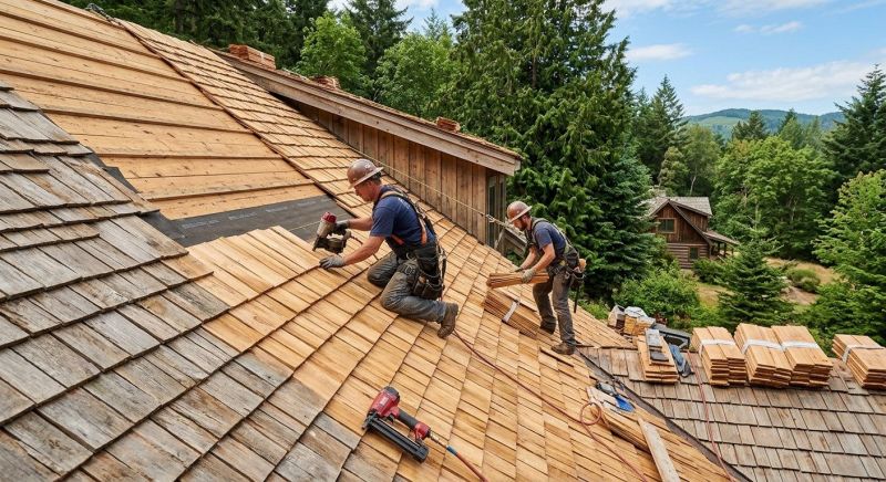 Cedar Roof Installation in Ellenwood, GA