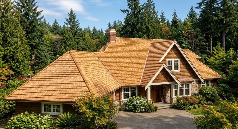 Cedar Roof Installation in Peachtree City, GA