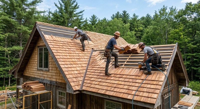 Cedar Roof Installation in Tyrone, GA