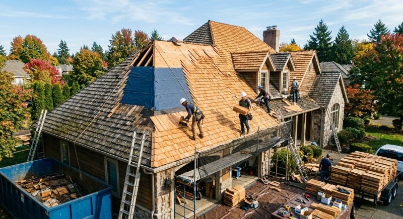 Cedar Shingles Replacement in Hampton, GA