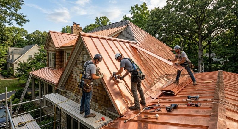 Copper Roof Installation in Jonesboro, GA