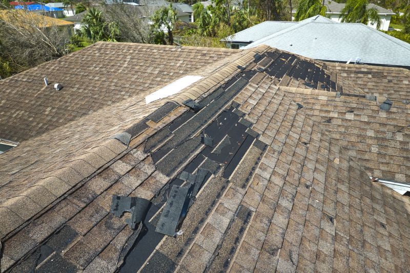 Damaged Roof Replacement in Fulton County, GA