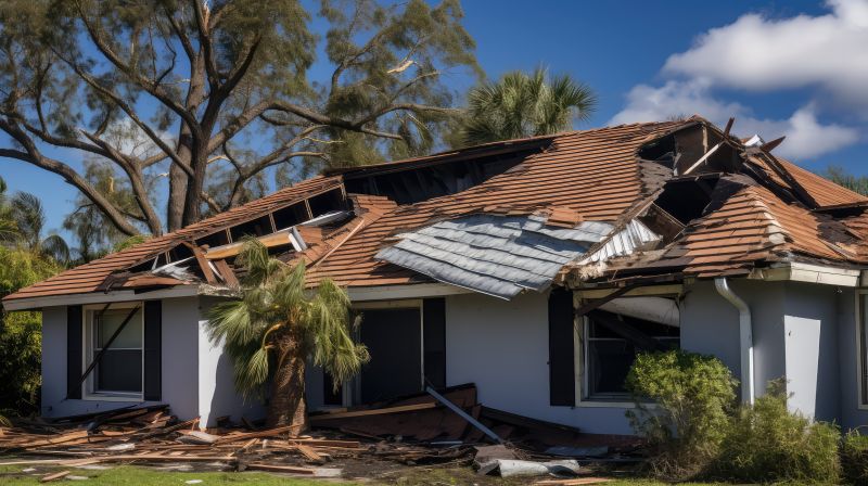 Damaged Roof Replacement in Senoia, GA
