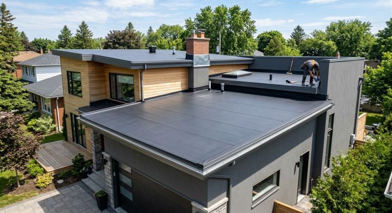 Epdm Roof Installation in Union City, GA