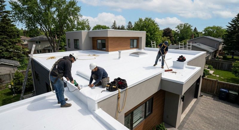Flat Roof Installation in Hampton, GA