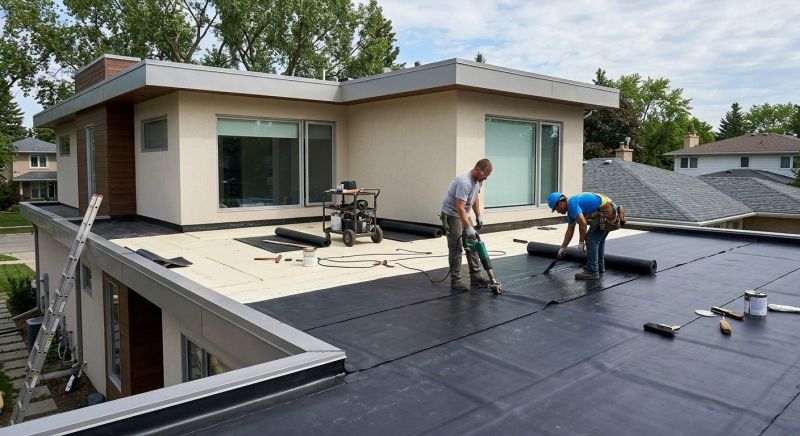 Flat Roof Installation in Stockbridge, GA