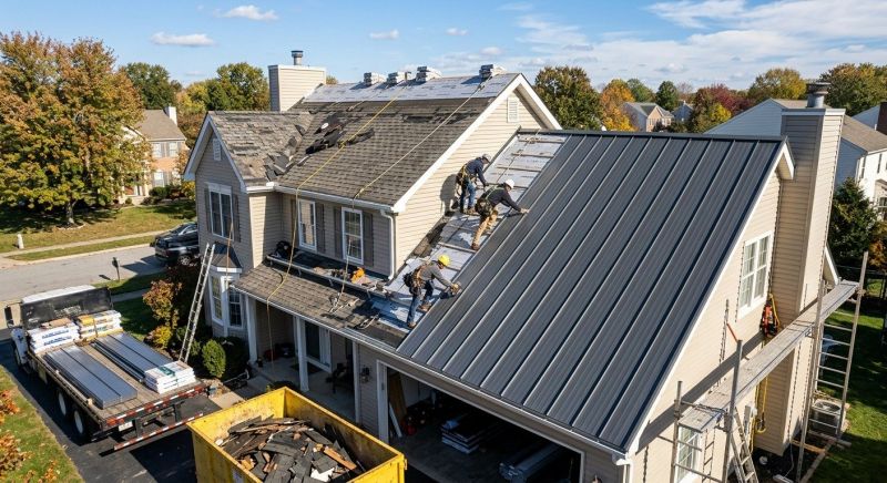 Metal Roof Replacement in Brooks, GA