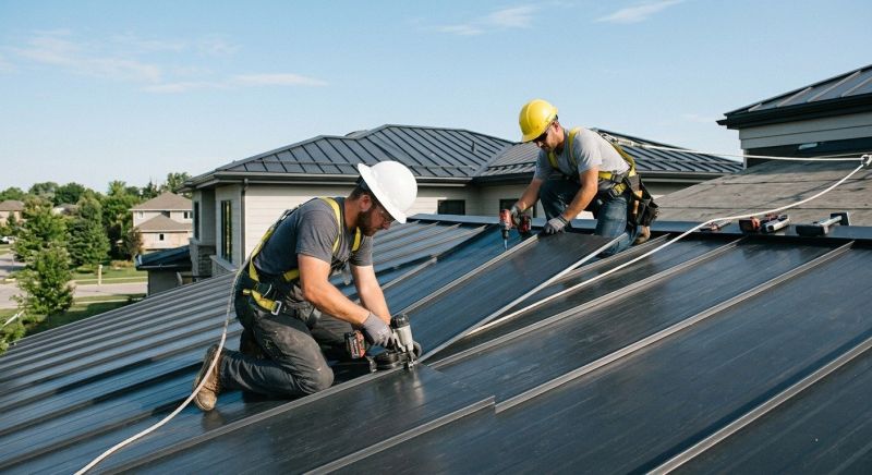 Sheet Roofing Installation in Brooks, GA