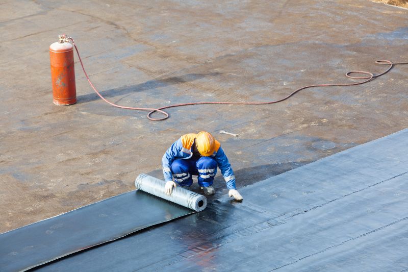 Single Ply Roof Installation in Hampton, GA