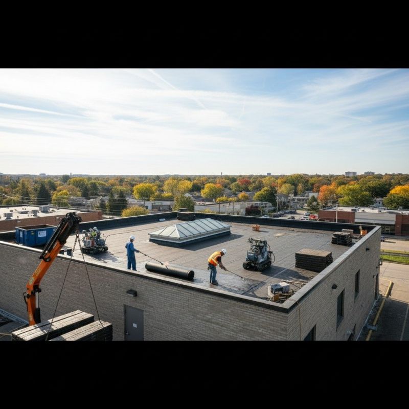 Single Ply Roof Replacement in Stone Mountain, GA