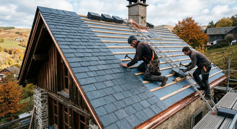 Slate Roof Construction in Dekalb County, GA