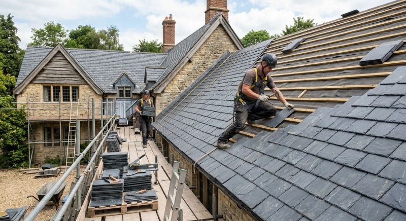 Slate Roof Installation in Rockdale County, GA