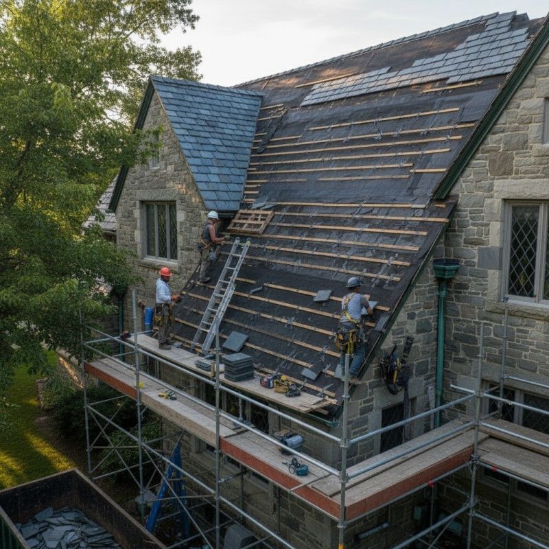 Slate Roof Replacement in Senoia, GA