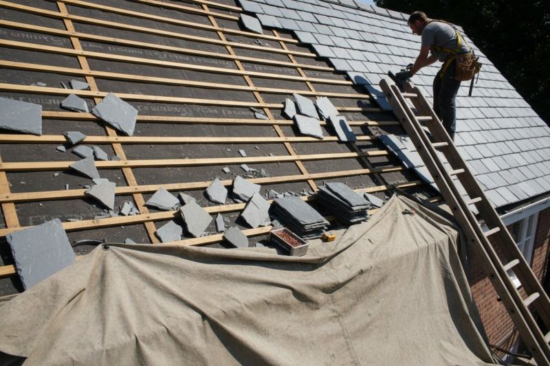 Slate Roof Replacement in Union City, GA