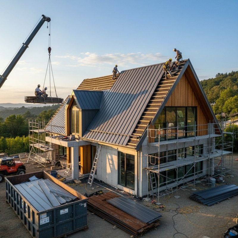 Steel Roof Replacement in Tyrone, GA