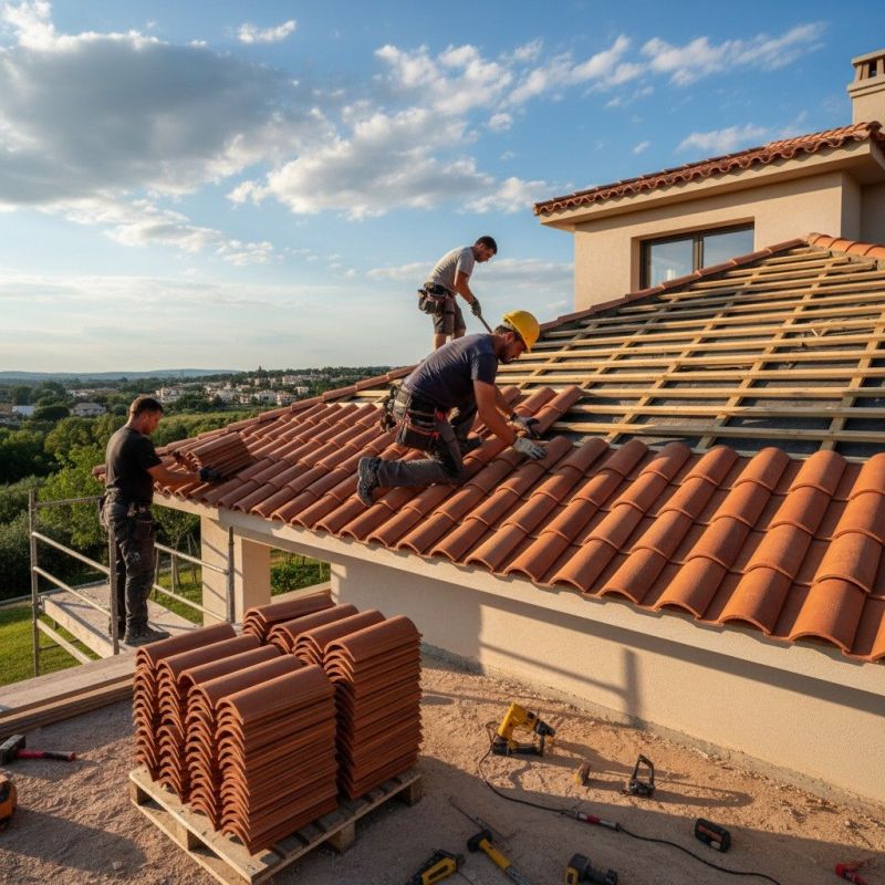 Tile Roof Replacement in Fulton County, GA