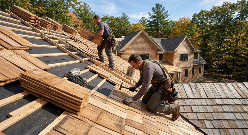 Wood Roofing Installation in Mcdonough, GA