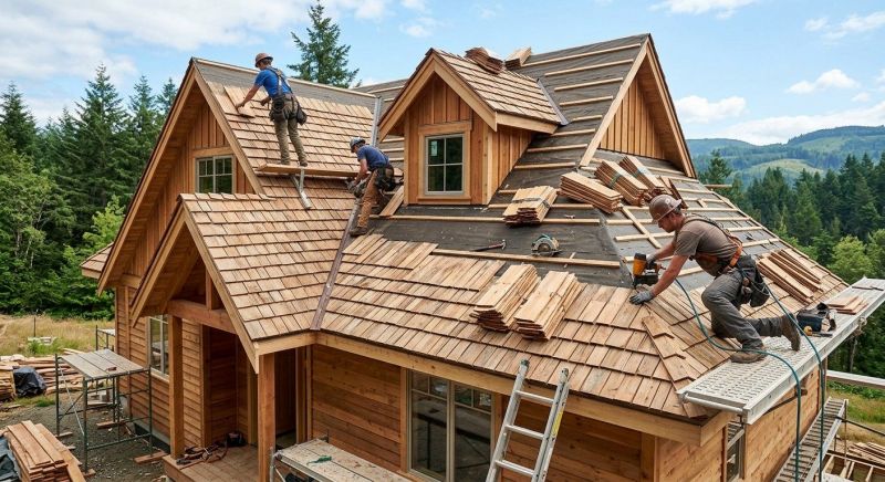 Wood Roofing Installation in Union City, GA