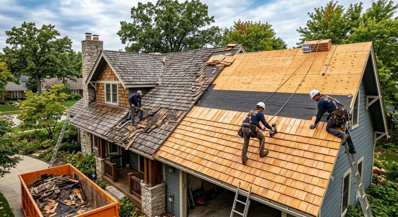 Wood Shake Roof Replacement in Locust Grove, GA