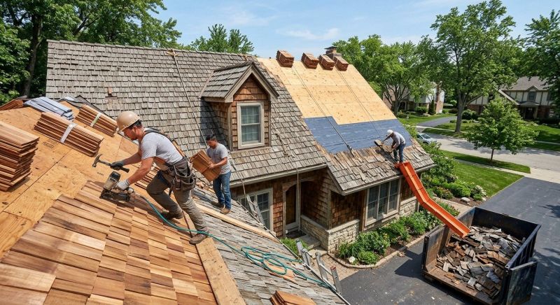 Wood Shake Roof Replacement in Lovejoy, GA